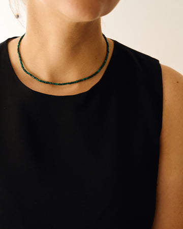 Tiny Malachite Necklace