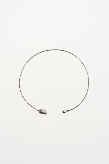 Choker with Poppy Bud and Dew Drop
