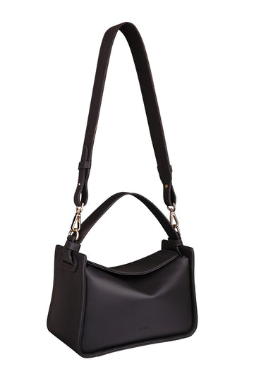 Dark Brown Flap Leather Bag