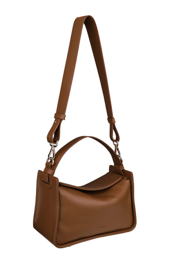 Caramel Flap Leather Bag