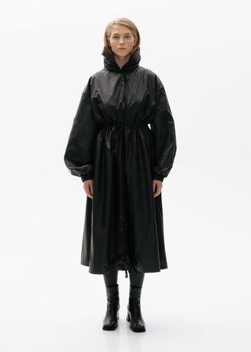 Water Repellent Hooded Raincoat