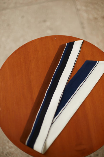 Viscose Striped Twilly