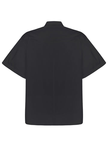 Oversized Shirt with Short Sleeves