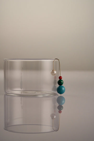 Сережки Arc з коралом