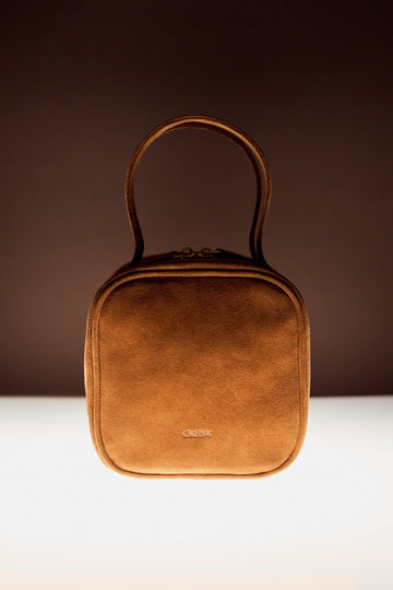 Caramel Suede Tetra Bag