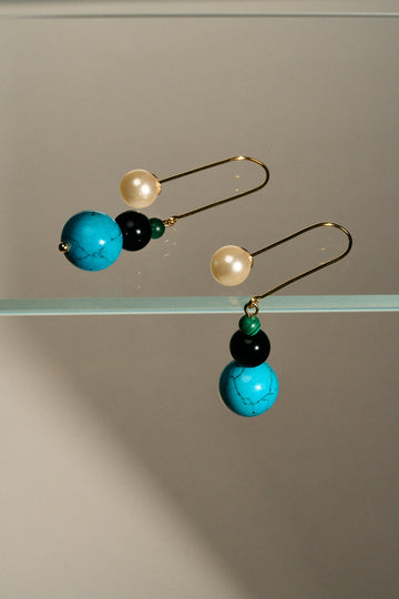 Сережки Arc з оніксом