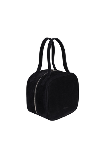 Black Suede Tetra Bag