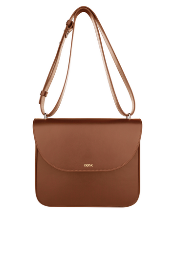 Карамельна шкіряна сумка Box