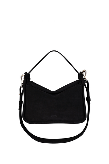 Black Flap Suede Bag