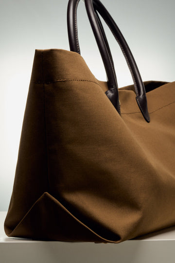 Гірчична сумка шопер