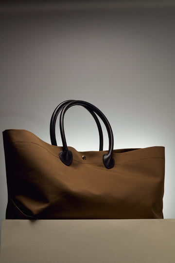 Гірчична сумка шопер