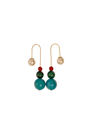 Сережки Arc з коралом