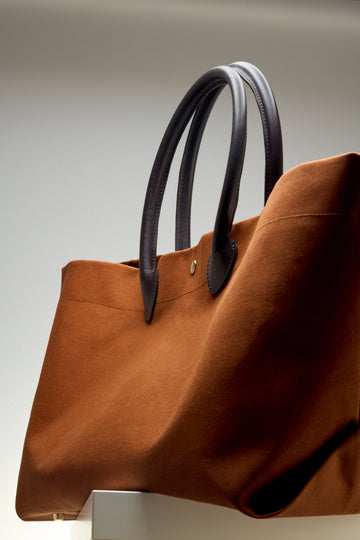 Теракотова сумка шопер
