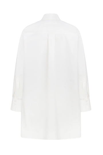 Oversized Shirt with Exaggerated Collar