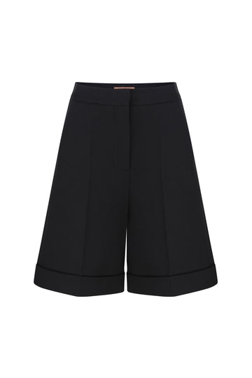 Bermuda Shorts with Cuffs